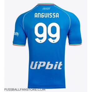 SSC Napoli Frank Anguissa #99 Replik Heimtrikot 2023-24 Kurzarm